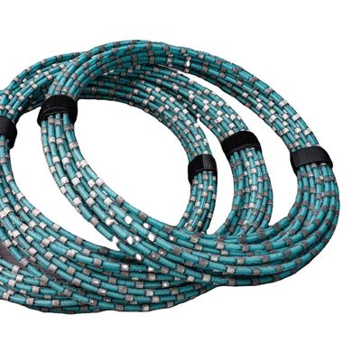 Serra de perfis de corda de granito de 7,3 mm personalizada com ferramenta de corte de fio de diamante
