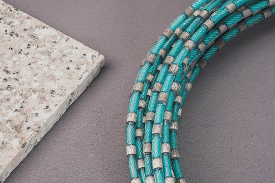 Serra de perfis de corda de granito de 7,3 mm personalizada com ferramenta de corte de fio de diamante