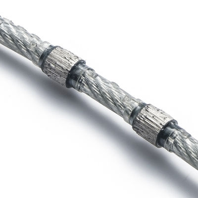 11.0mm Corda de diamante sinterizado Quadrado de diamante para blocos de pedra Triming ferramentas de corte de pedra