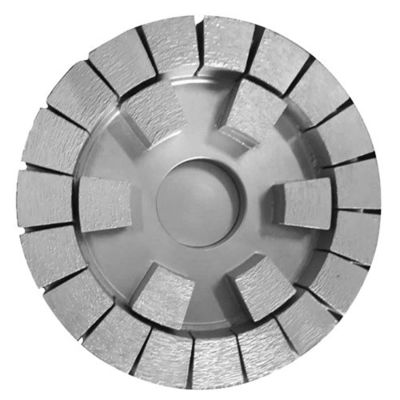 Roda de satélite de diamante de pó metálico para polir laje de granito 130mm personalizada