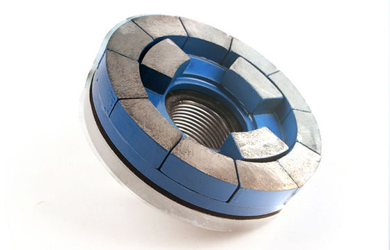 Roda de satélite de diamante de pó metálico para polir laje de granito 130mm personalizada