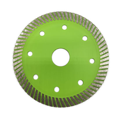 OBM suporte personalizado 5 polegadas verde Turbo Diamond Disc de corte para corte de pedra