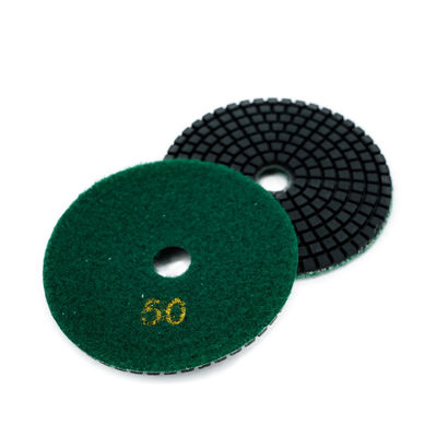 Pads de polimento de resina de diamante flexível para granito, mármore, pedra, quartzo Midstar 100 mm