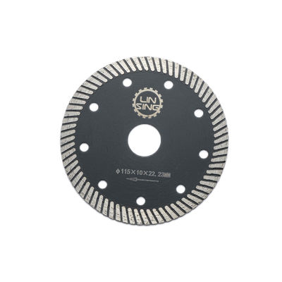 OBM suporte personalizado 5 polegadas verde Turbo Diamond Disc de corte para corte de pedra