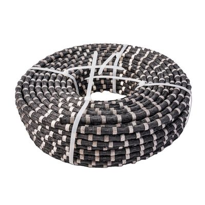 Serra de fio de diamante reforçada corda de corte de concreto 11,5 mm fio de mola de borracha com suporte