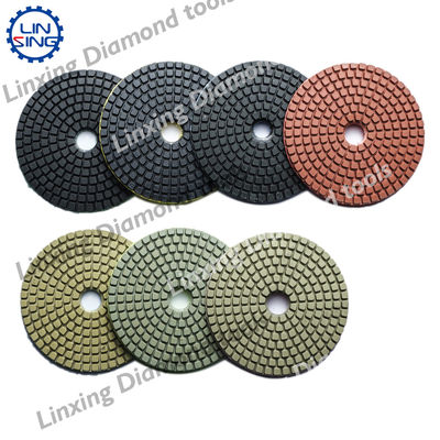 Pads de polimento de diamantes flexíveis para pads de mármore tipo pads de amortecimento