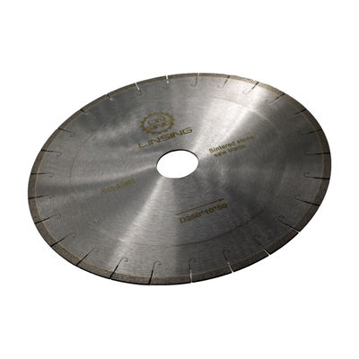 Finitura revestida com Ti 350mm J Tipo de lâmina de serra de diamante para cortar Dekton sem fragmentação