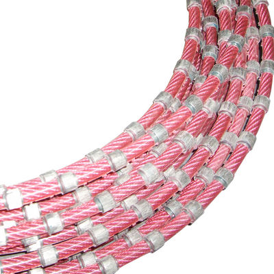 8.8mm Mono Diamond Wire Saw para corte rápido blocos de mármore de granito quadrado perfis