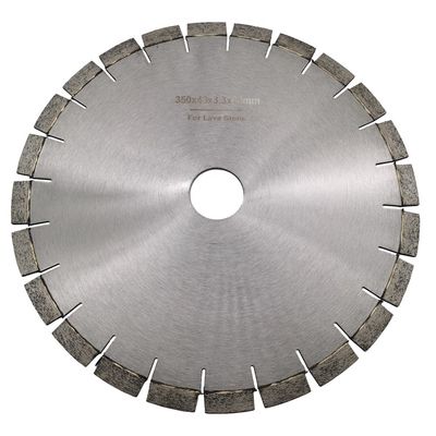 300 mm 350 mm 400 mm revestido de Ti 144 Dentes Granito Saw Blade Cutting para acabamento
