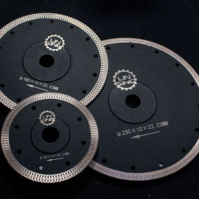300 mm 350 mm 400 mm revestido de Ti 144 Dentes Granito Saw Blade Cutting para acabamento