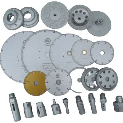 300 mm 350 mm 400 mm revestido de Ti 144 Dentes Granito Saw Blade Cutting para acabamento