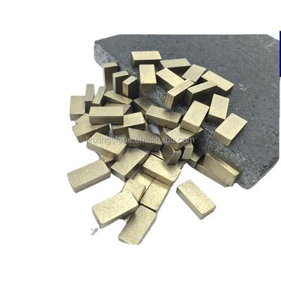 Segmento de diamante de serra de gangue para máquina de corte de mármore Trapezoidal e personalizável