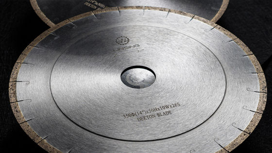 Cores personalizadas 14' 16' Silent J-slot Blade para Dekton Marble Cutting Saw Diamond
