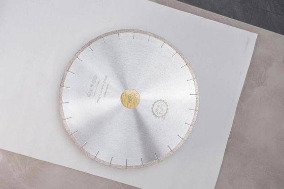 Lâmina de serra de diamante de porcelana de 350 mm com fenda U de 14 'para cortar diamantes