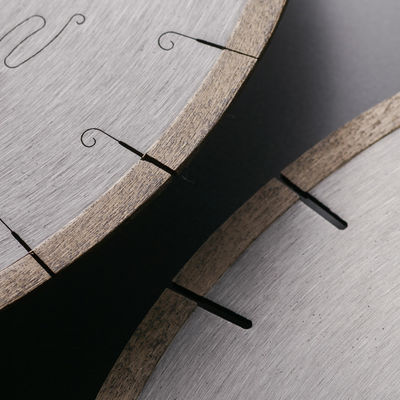 Pressão a frio 350 mm J-Slot Diamond Segment Saw Blade para corte de mármore de grau industrial
