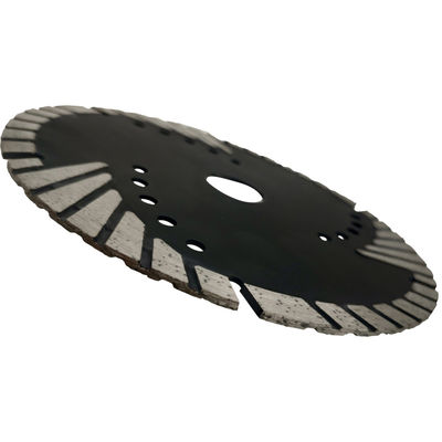 D230mm Lâmina de serra triangular ondulada com dentes de proteção turbo para corte de pedra