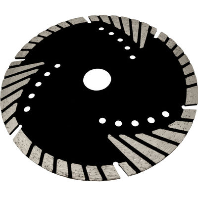 D230mm Lâmina de serra triangular ondulada com dentes de proteção turbo para corte de pedra