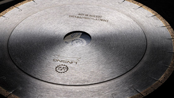 Classe A-Classe J-slot lâmina de serra de diamante para corte de Dekton Ferramentas de corte de pedra de 350 mm