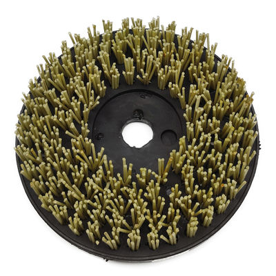 Pincel de nylon de 100 mm com grãos de diamante abrasivo para máquina de moagem e polimento automático