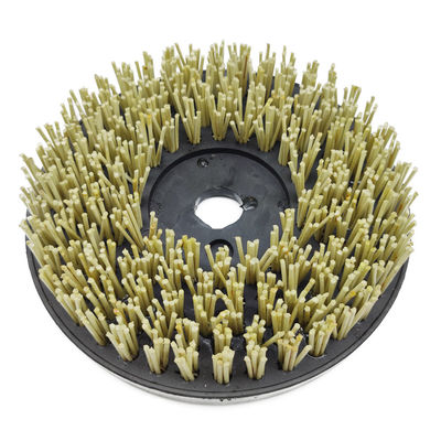 Pincel de nylon de 100 mm com grãos de diamante abrasivo para máquina de moagem e polimento automático