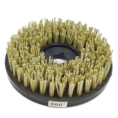 Pincel de nylon de 100 mm com grãos de diamante abrasivo para máquina de moagem e polimento automático