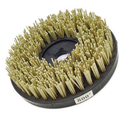 Pincel de nylon de 100 mm com grãos de diamante abrasivo para máquina de moagem e polimento automático