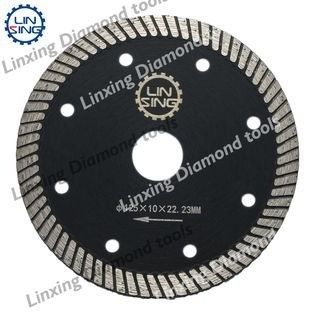 6 1/2 polegadas comprimento da lâmina Diamante malha Turbo Cutting lâmina disco para tarefa pesada e corte