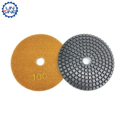Pad de polimento de diamantes redondos e de Frankfurt para moagem de superfícies de painéis de pedra, mármore, calcário e granito
