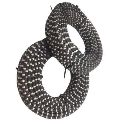 Long Life span Alambre de diamante 12,0 mm* 40 de borracha revestida para corte de rocha de pedreira de granito