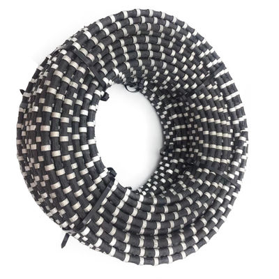 Long Life span Alambre de diamante 12,0 mm* 40 de borracha revestida para corte de rocha de pedreira de granito