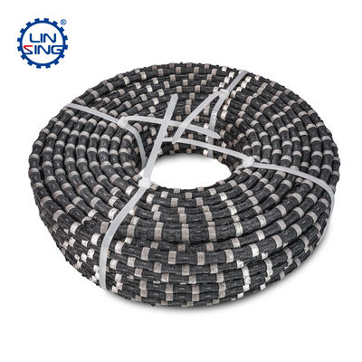 11.5mm Sinterizado corda de contas Diamante Serra de arame para molhado / seco de corte de concreto armado