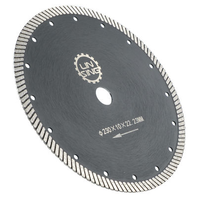 Sharpness Turbo Tipo 9 "Inch 230mm M14 Diamond Saw Blade para corte de cerâmica de pedra