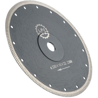 Sharpness Turbo Tipo 9 "Inch 230mm M14 Diamond Saw Blade para corte de cerâmica de pedra