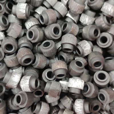 11.0mm Diamante de contas de mármore Mineração de fios de serra Acessórios Pedra Diamante de corte a seco contas sinterizadas