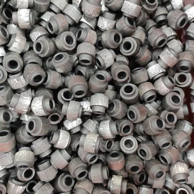 11.0mm Diamante de contas de mármore Mineração de fios de serra Acessórios Pedra Diamante de corte a seco contas sinterizadas
