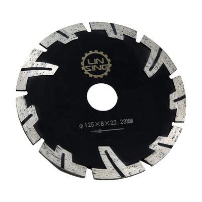 Disco de diamante com dentes protegidos de 115 mm de grau industrial para corte de tijolos de granito de mármore