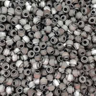 11.0mm Diamante de contas de mármore Mineração de fios de serra Acessórios Pedra Diamante de corte a seco contas sinterizadas
