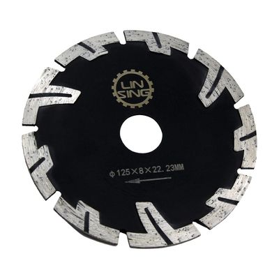 Disco de diamante com dentes protegidos de 115 mm de grau industrial para corte de tijolos de granito de mármore