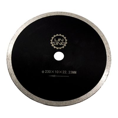 Lâmina de serra de diamante de borda contínua de mármore de 350 mm para corte de azulejos de pedra e cerâmica