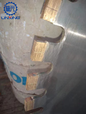 Segmentos de mármore de tamanho personalizado 1200mm 24*8*13 mm para corte de mármore duro no Paquistão