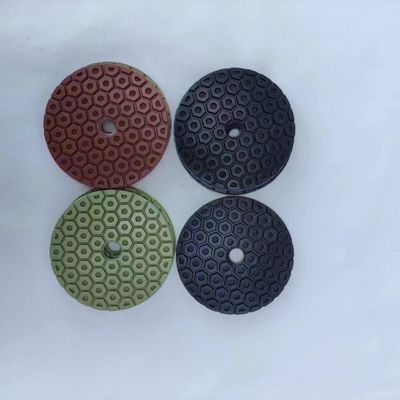 Pad de polir piso de mármore de granito 4 polegadas resina seca húmida papel de areia 100mm Grinder manobras