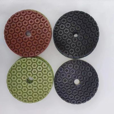 Pad de polir piso de mármore de granito 4 polegadas resina seca húmida papel de areia 100mm Grinder manobras