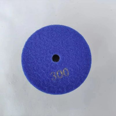 Pad de polimento de piso de pedra de granito de mármore e diamantes de 100 mm para polidora seca e molhada