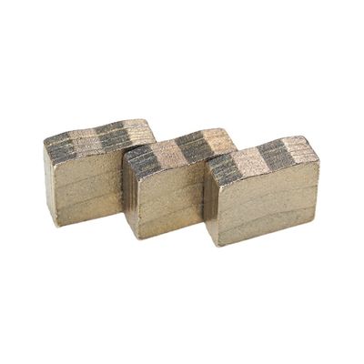 Segmento sinterizado de diamante polido de acabamento M e de forma plana para ferramentas de corte de arenito
