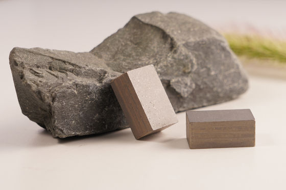 Flat Shape Indonesia Sandstone Segment 24*9*15mm Single Disc Sandstone Cutter Tips Segmento de camada de sanduíche
