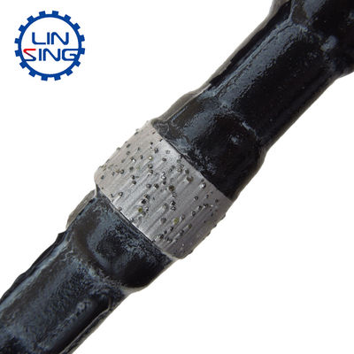 11.5mm D12MM Corda de serra de fio de diamante para corte de concreto, granito e mármore