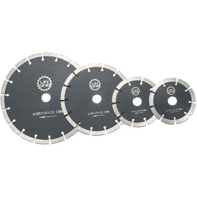 4.5 "Lanças de diamante segmentadas para discos de corte de azulejos cerâmicos em corte seco Ferramentas de diamante