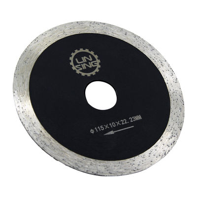 Sem rachaduras 10 polegadas Lapidary Diamond Saw Blade 4-9in Diâmetro da lâmina de telhas molhadas Segas de corte