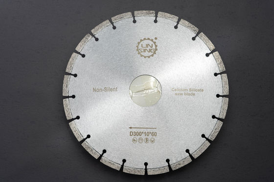 Prata Profissional 12 polegadas Diamante Serra Circular Lâmina Para Silicato de cálcio Disco de corte