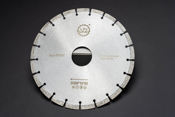 Prata Profissional 12 polegadas Diamante Serra Circular Lâmina Para Silicato de cálcio Disco de corte
